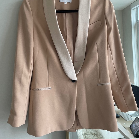 Reiss Nude Beige Blazer Size 2 Never Worn - Picture 2 of 6